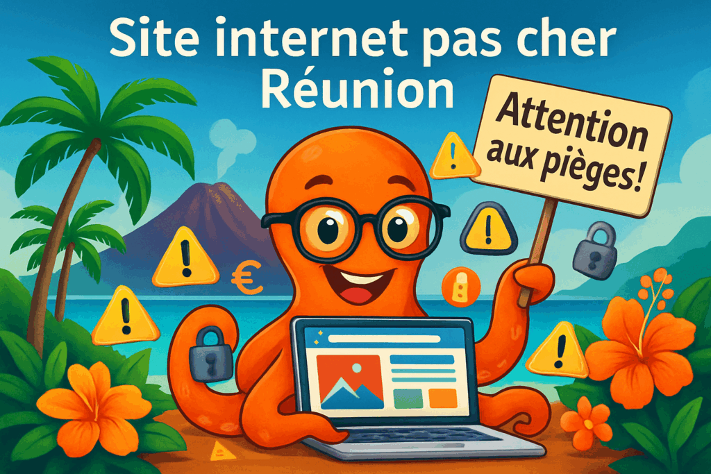 Attention aux arnaques des sites web pas cher à la réunion
